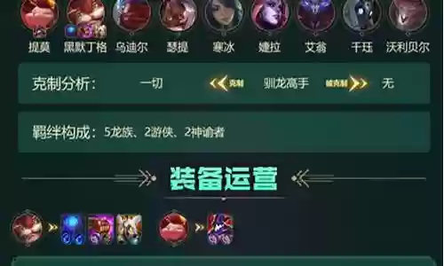 下棋泰坦阵容搭配图片
