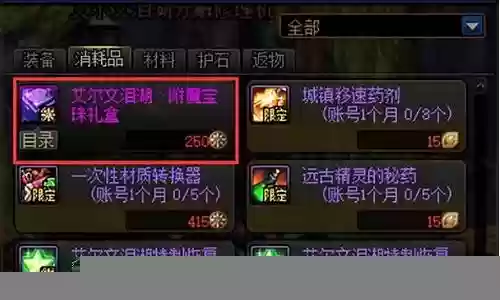 dnf光枪装备细节