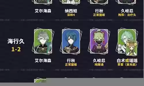 原神无盾阵容怎么搭配插图