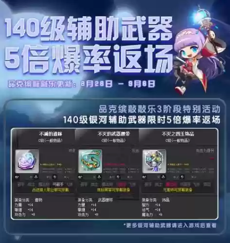 冒险岛刷140级装备插图1