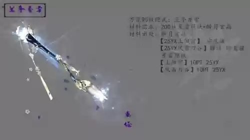 剑三装备属性万花插图