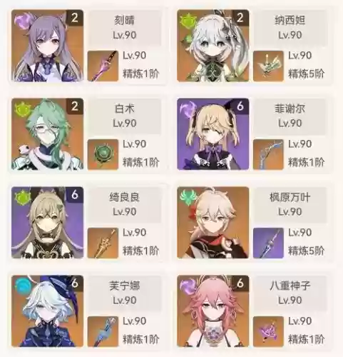 元神新版刻晴主c阵容搭配插图1