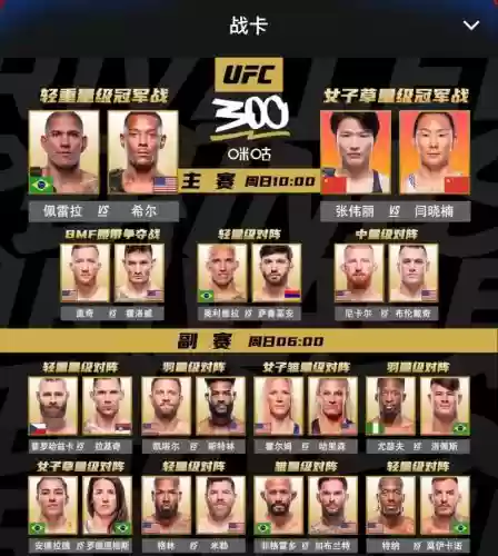 298阵容ufc插图1