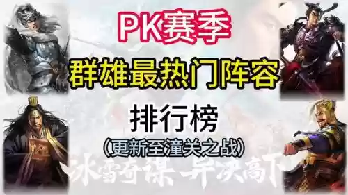 群雄pk阵容插图