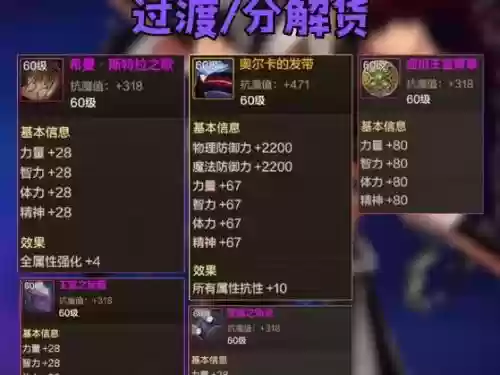远古装备左槽哪个好插图