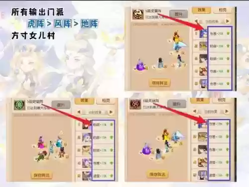 我的门派阵容搭配推荐大全