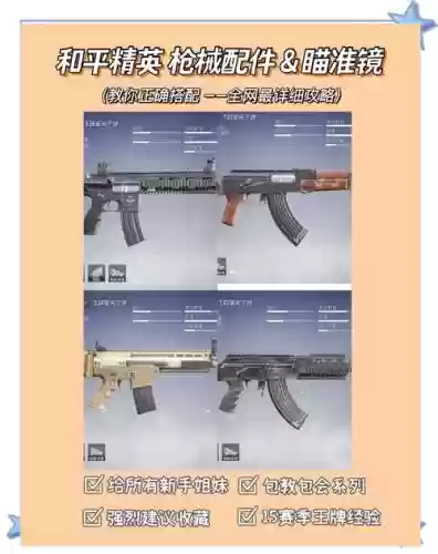 绝地求生刺激战场武器配件属性插图1