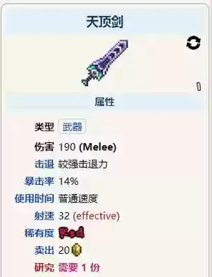 泰拉瑞亚稀有武器大全_1插图1