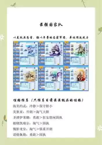 天梯阵容图鉴_1插图