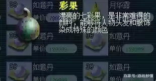 梦幻西游彩果什么用插图1 梦幻西游彩果什么用插图1