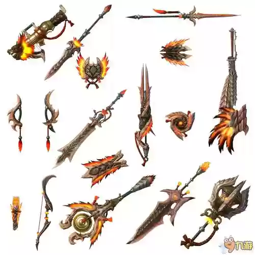 怪物猎人ol全部武器图片插图 怪物猎人ol全部武器图片插图