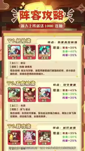 三国萌将传阵容搭配，萌将三国手游最佳阵容插图1