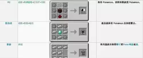 神奇宝贝mod怎么用技能，神奇宝贝mod合成表插图
