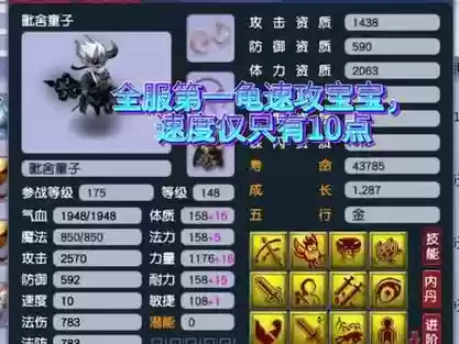 梦幻西游地煞龟速孩子，69地煞龟速宝宝多少速度插图1