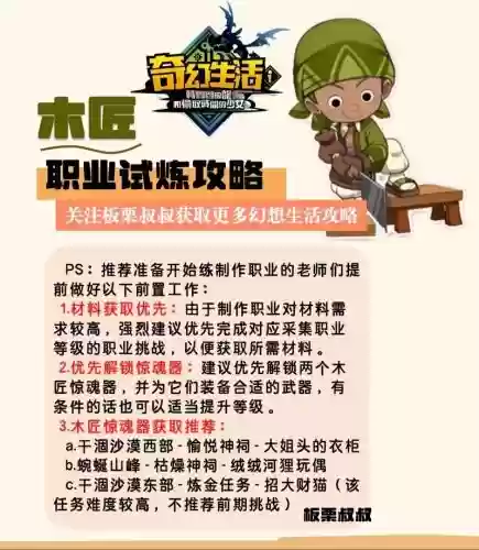 领地人生木匠技能，领地人生木匠技能怎么学插图
