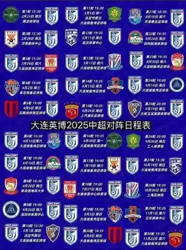 新赛季大连阵容搭配，大连队比赛时间插图
