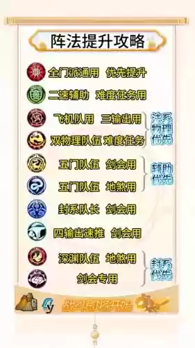 梦幻西游手游哪个法阵法伤最高，梦幻手游 阵法
