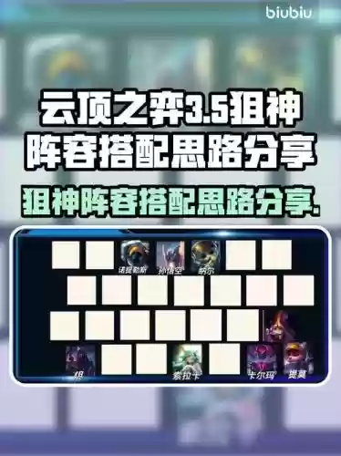 云顶之弈狙神阵容搭配最新，云顶之弈最新神射插图
