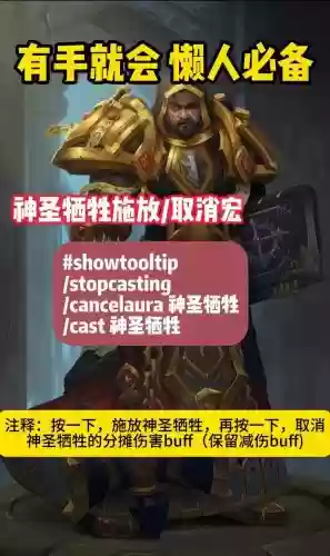 骑士技能好了就用宏，335骑士宏插图1