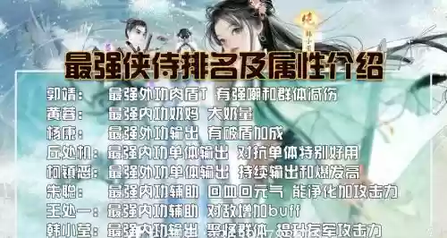 射雕平民玩家阵容搭配，射雕手游阵容插图