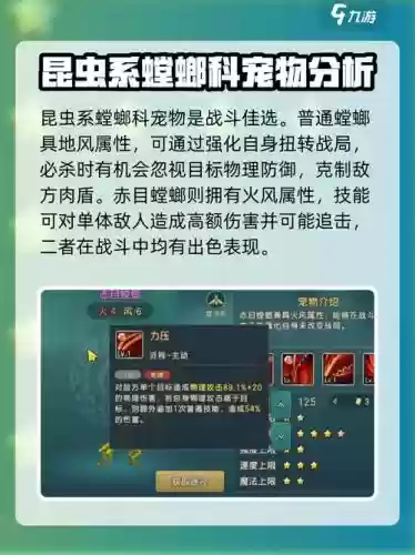 魔力宝贝手机版宠物强化技能好，魔力宝贝手游宠物加点