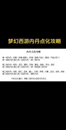 梦幻西游法术内丹搭配，梦幻法系高级内丹插图1